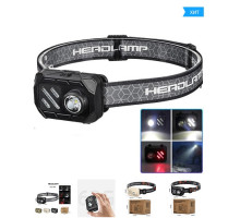 Фонарик на лоб WT-509+XPE+9SMD (White+Red)3xAAA, Box