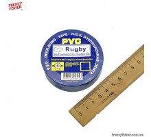 Изолента синяя PVC Rugby 20m (10 шт/уп)